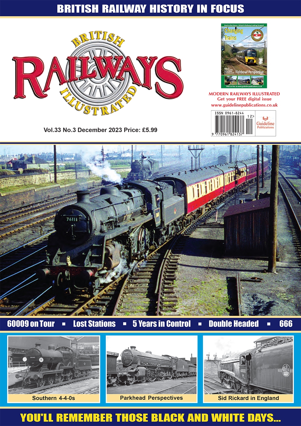 Guideline Publications Ltd British Railways Illustrated  vol 33-03 December  23 