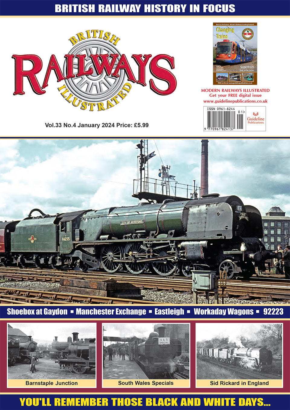 Guideline Publications Ltd British Railways Illustrated  vol 33-04 January 24 