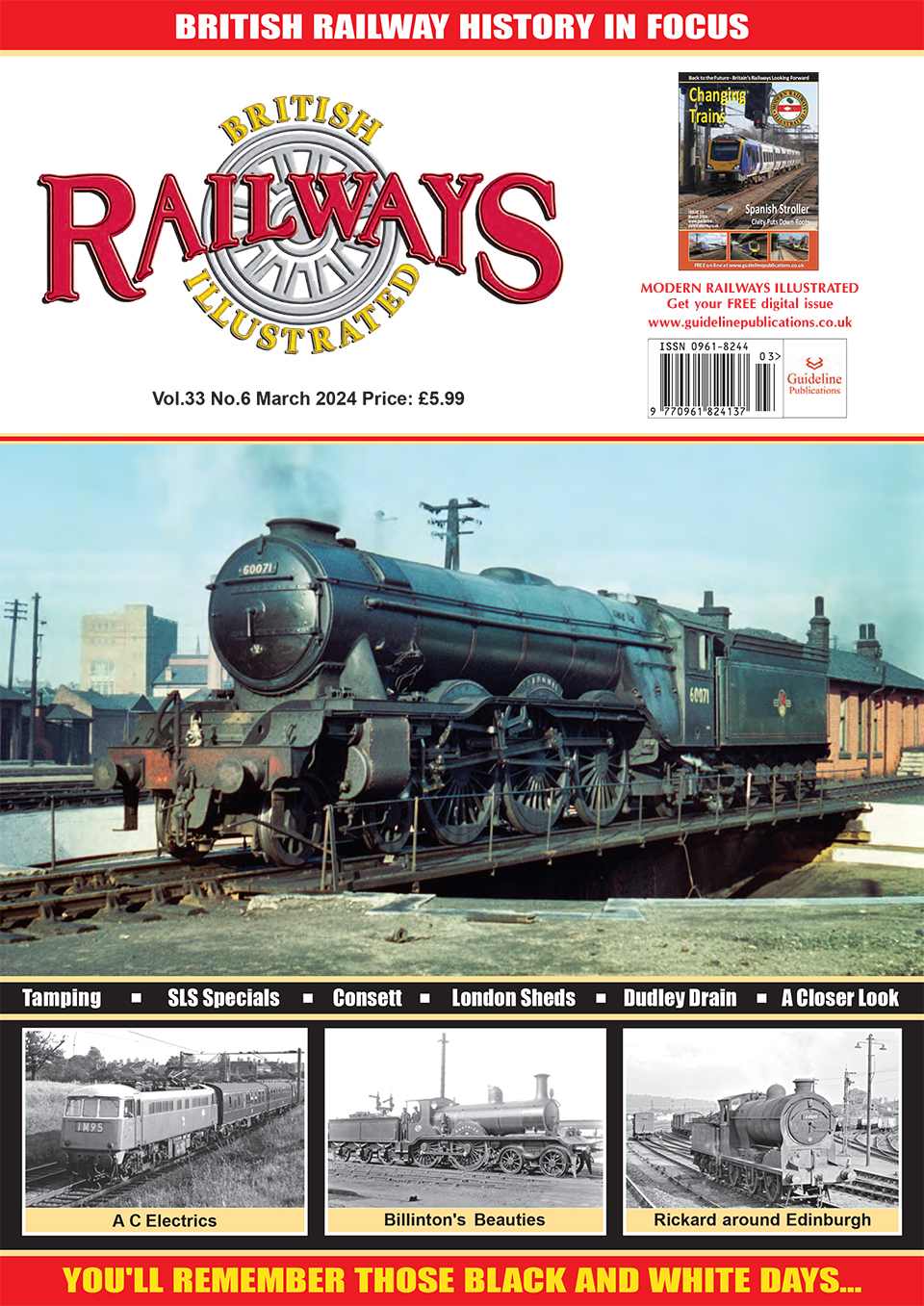 Guideline Publications Ltd British Railways Illustrated  vol 33-06 March 24 