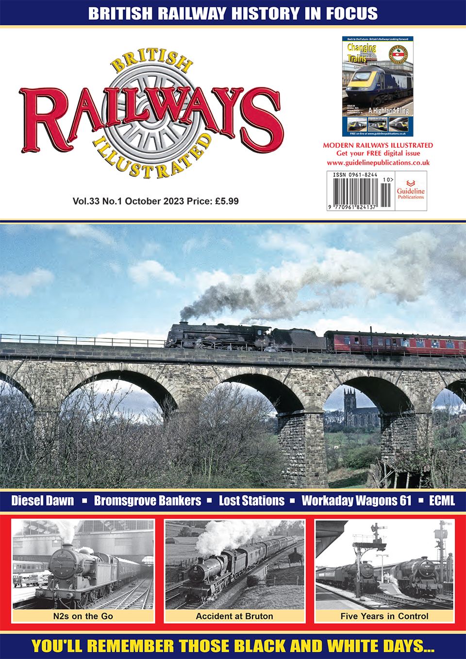 Guideline Publications Ltd British Railways Illustrated  vol 33-01 October  23 