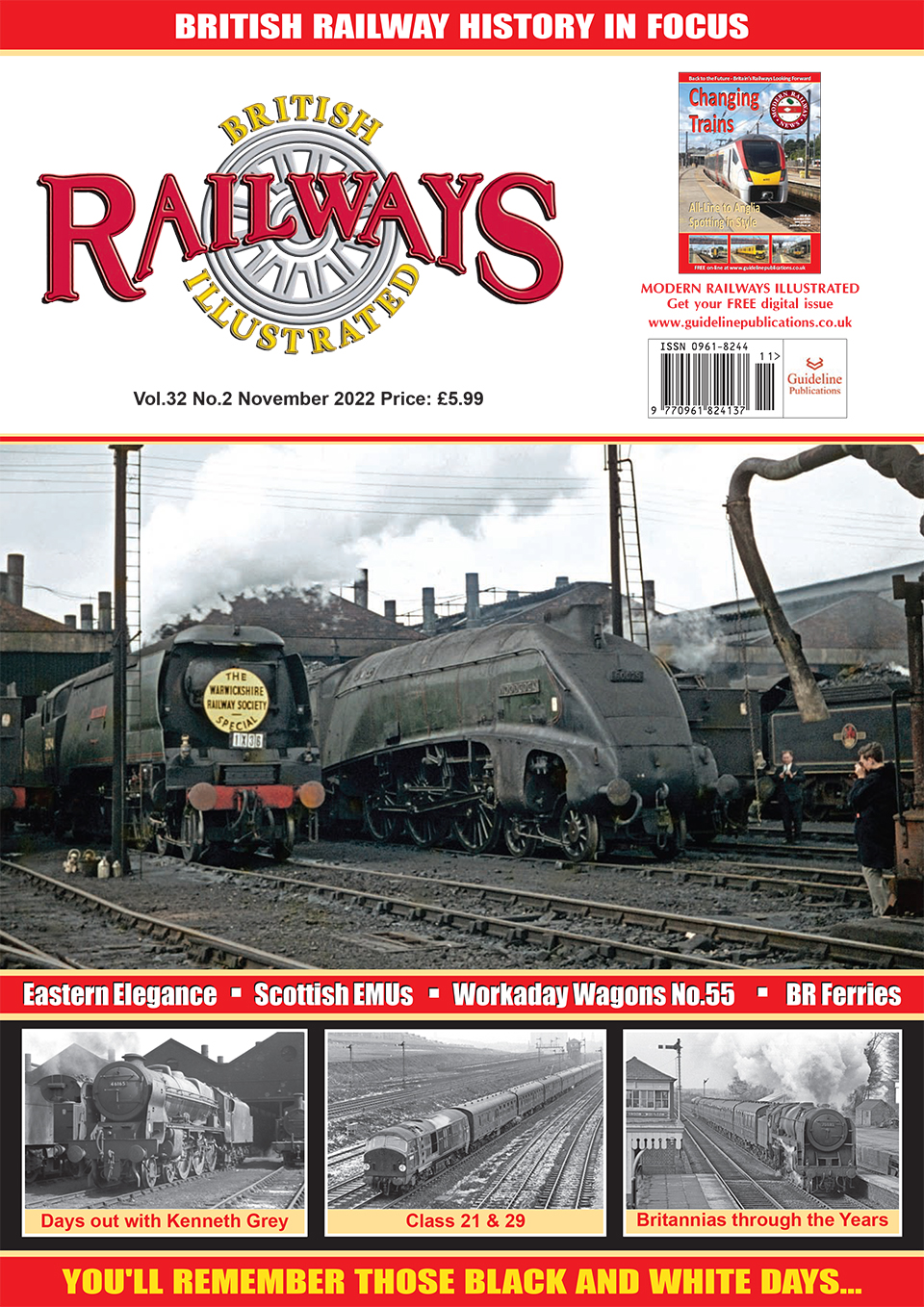 Guideline Publications Ltd British Railways Illustrated  vol 32-02 November 22 