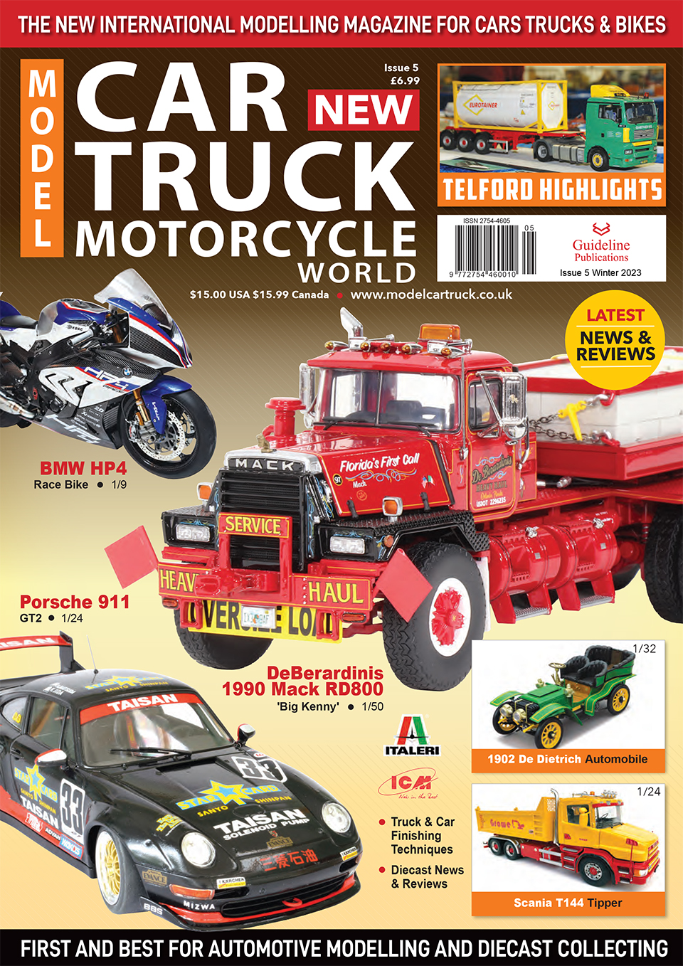 Guideline Publications Ltd Model Car Truck Motorcycle Issue 5 
