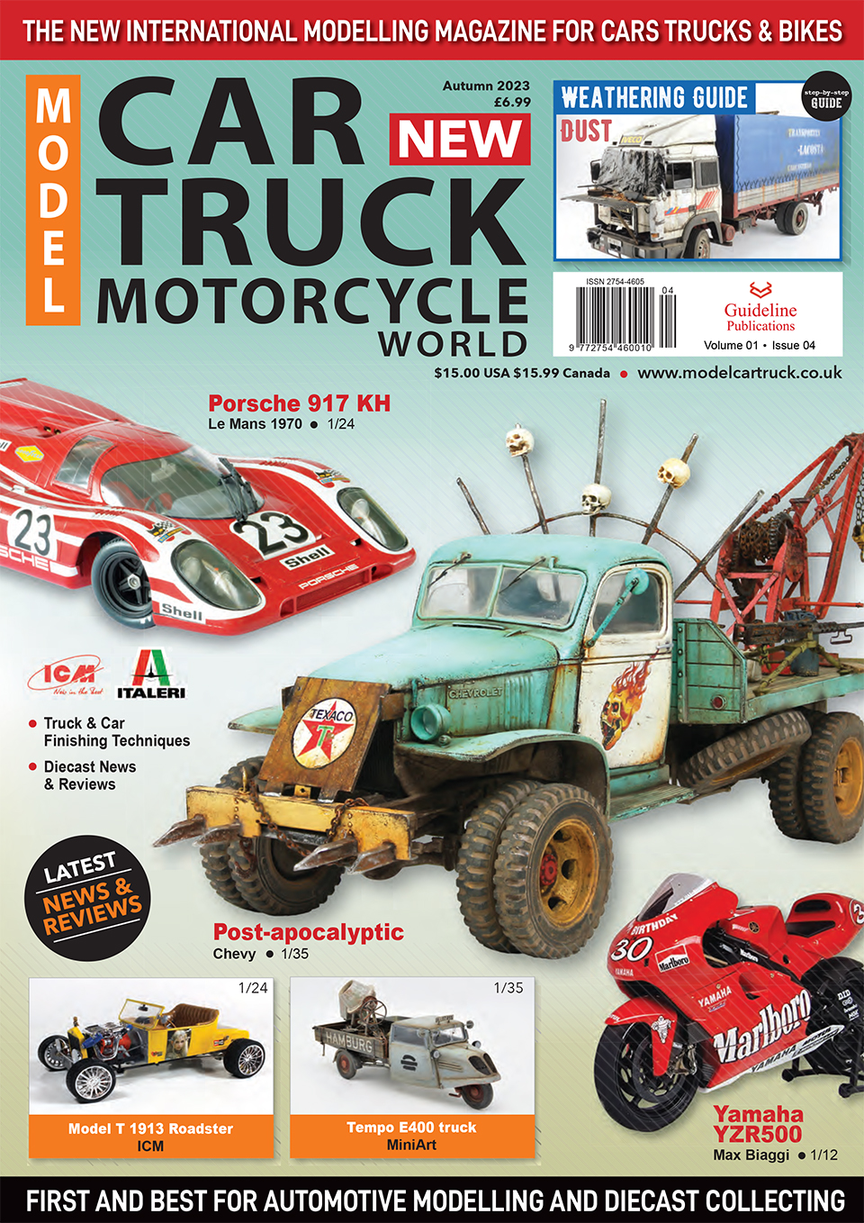 Guideline Publications Ltd Model Car Truck Motorcycle Issue 4 Autumn issue 