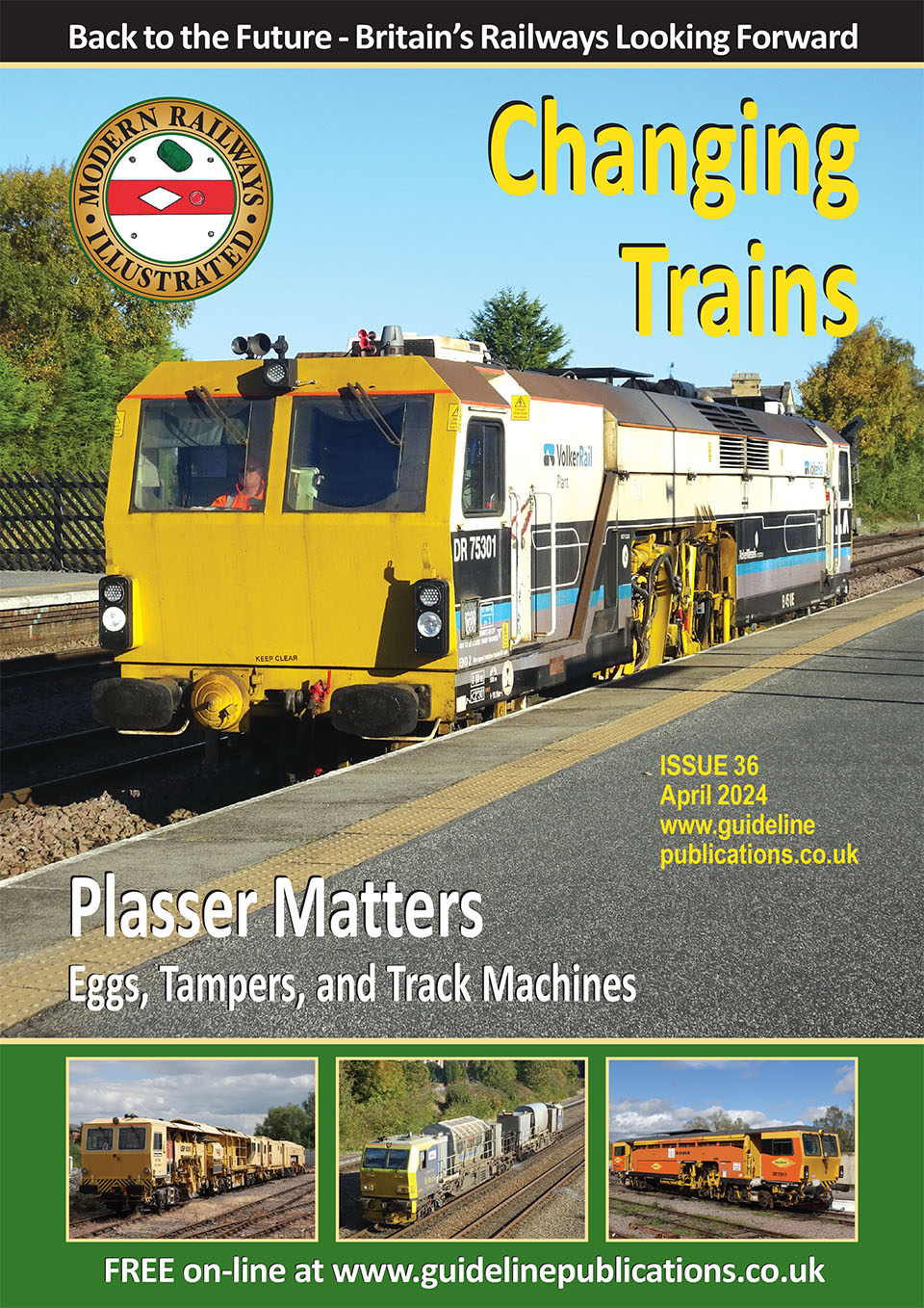 Guideline Publications Ltd Modern Railways Illustrated April 24 - Digital Only April 24 
