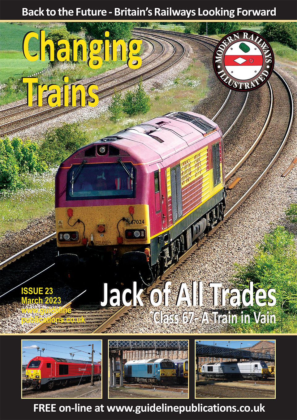 Guideline Publications Ltd Modern Railways Illustrated March 23 - Digital Only Mar 23 