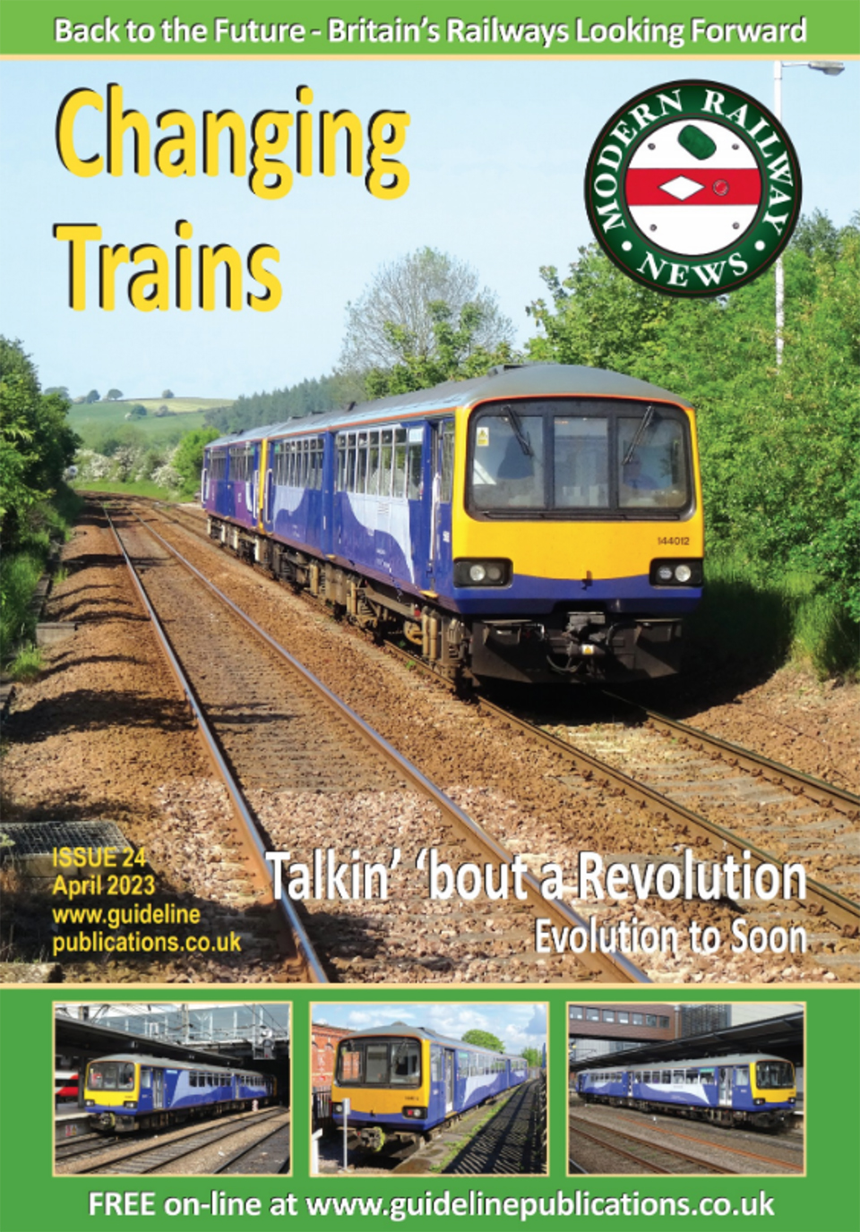 Guideline Publications Ltd Modern Railways Illustrated April 23 - Digital Only April 23 