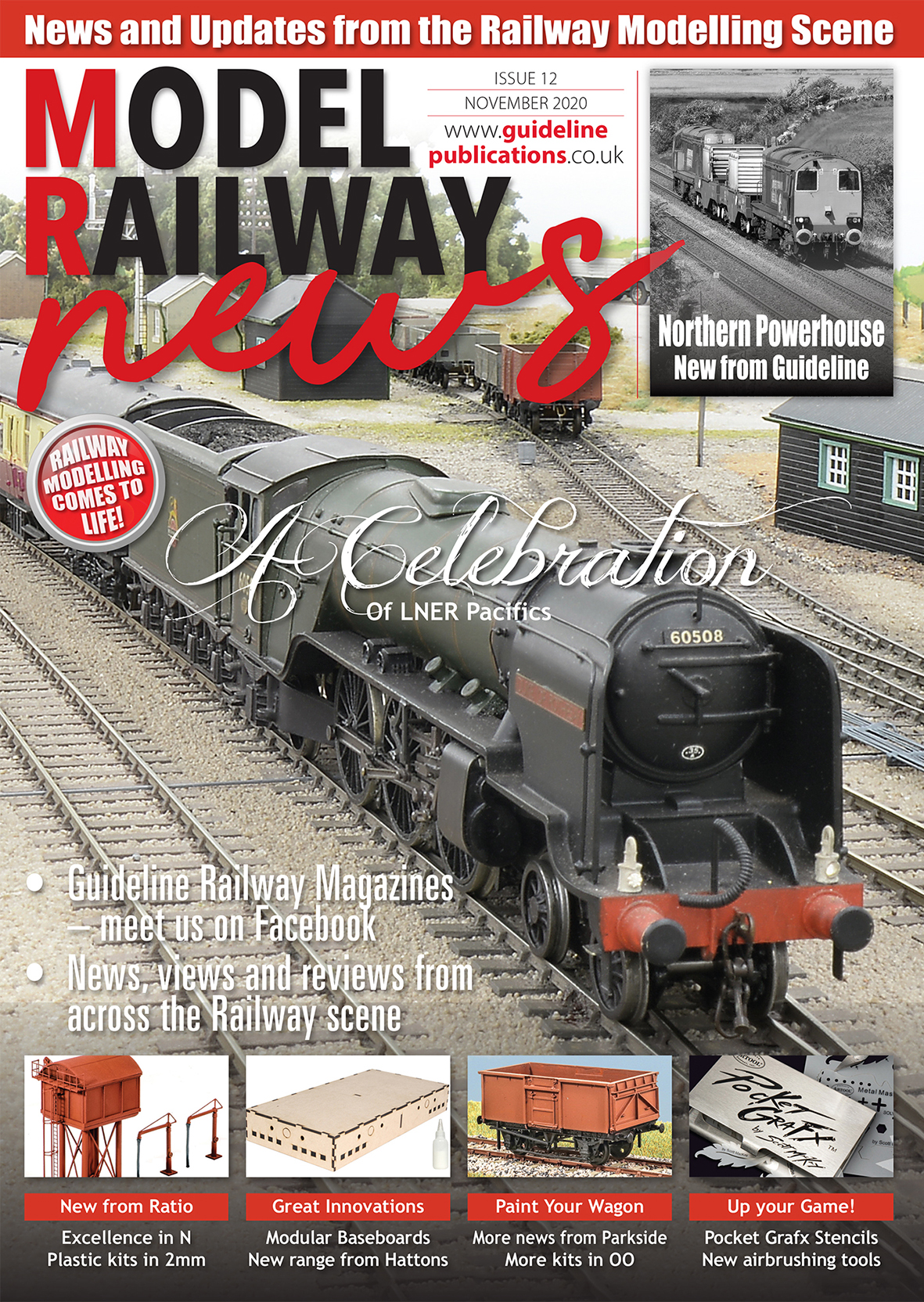 Guideline Publications Ltd Model Railway News November Issue 12 Oct2020 