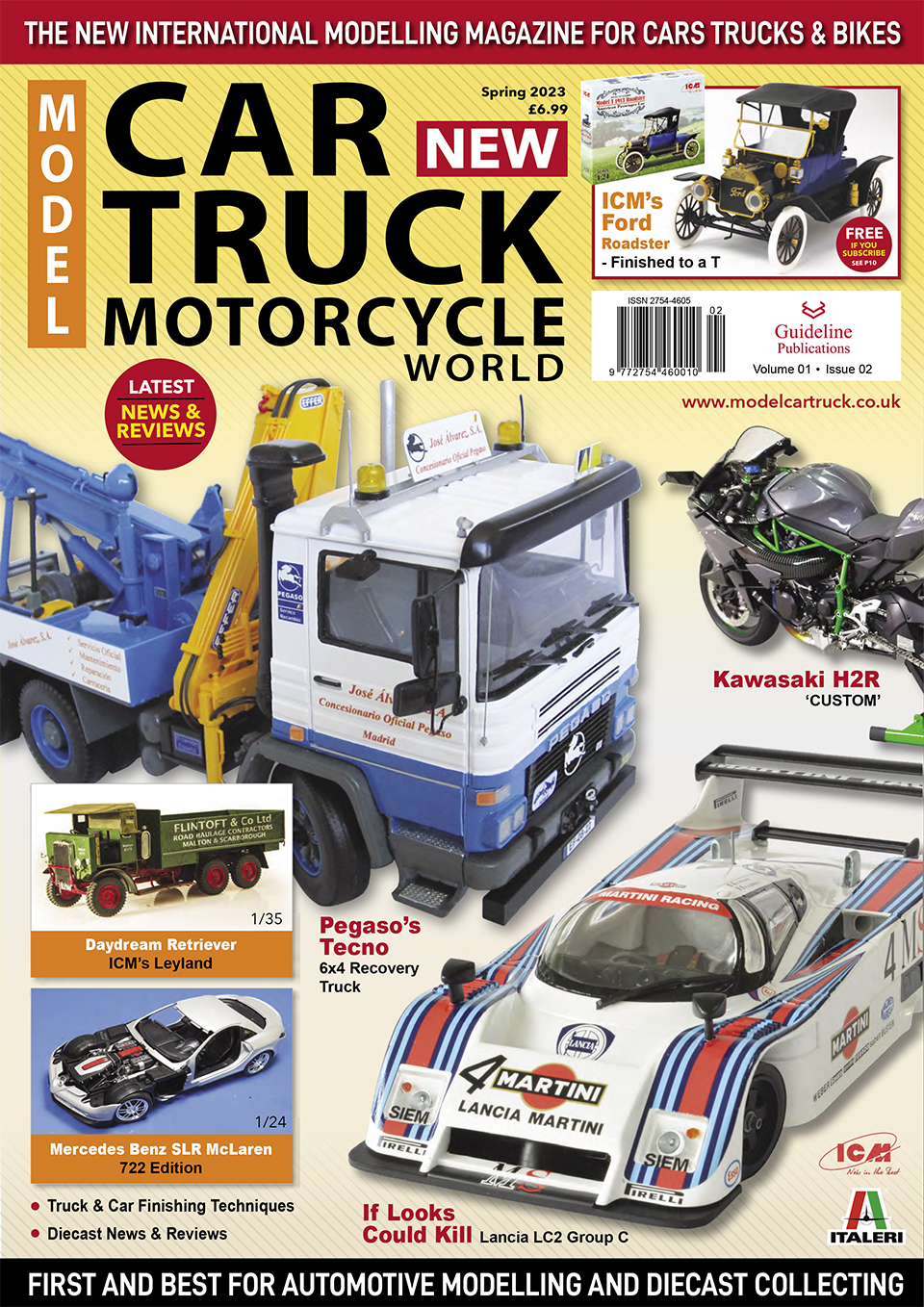 Guideline Publications Ltd Model Car Truck Motorcycle Issue 2 Spring 2023 issue 