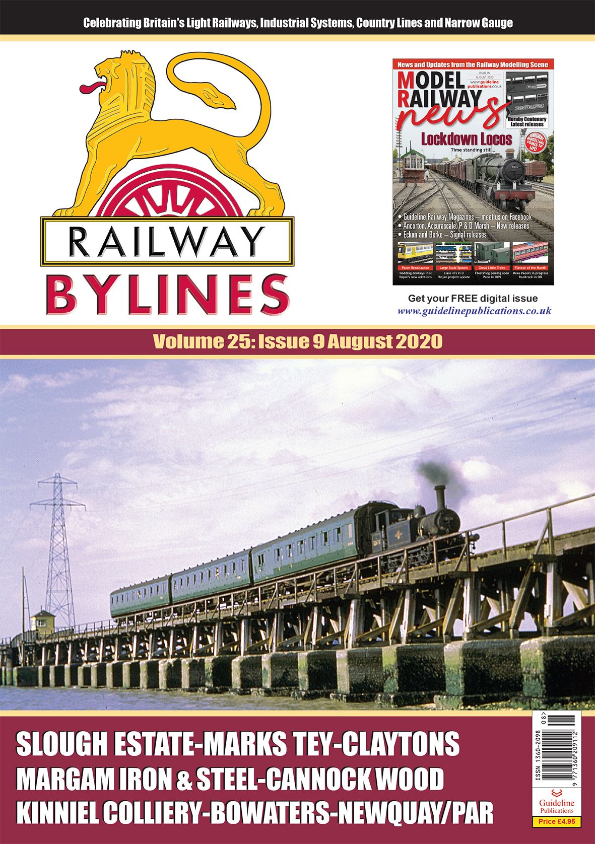 Guideline Publications Ltd Railway Bylines  vol 25 - issue 9 August 2020 