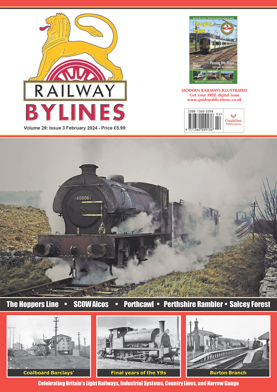 Guideline Publications Ltd Railway Bylines  vol 29 - issue 03 February 24 