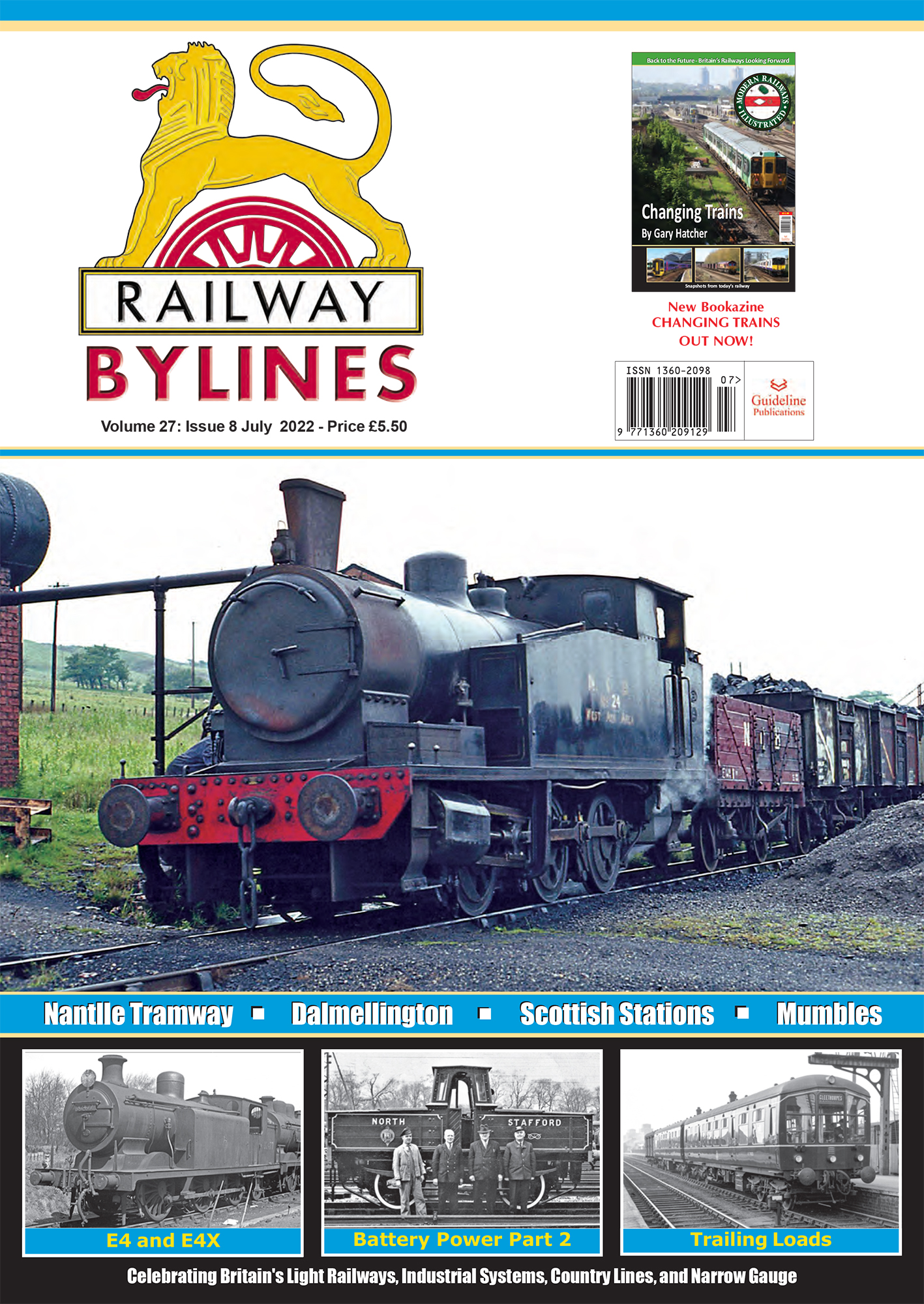 Guideline Publications Ltd Railway Bylines  vol 27 - issue 08 July 22 