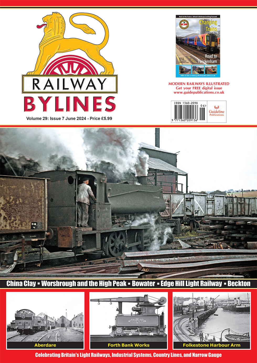Guideline Publications Ltd Railway Bylines  vol 29 - issue 07 