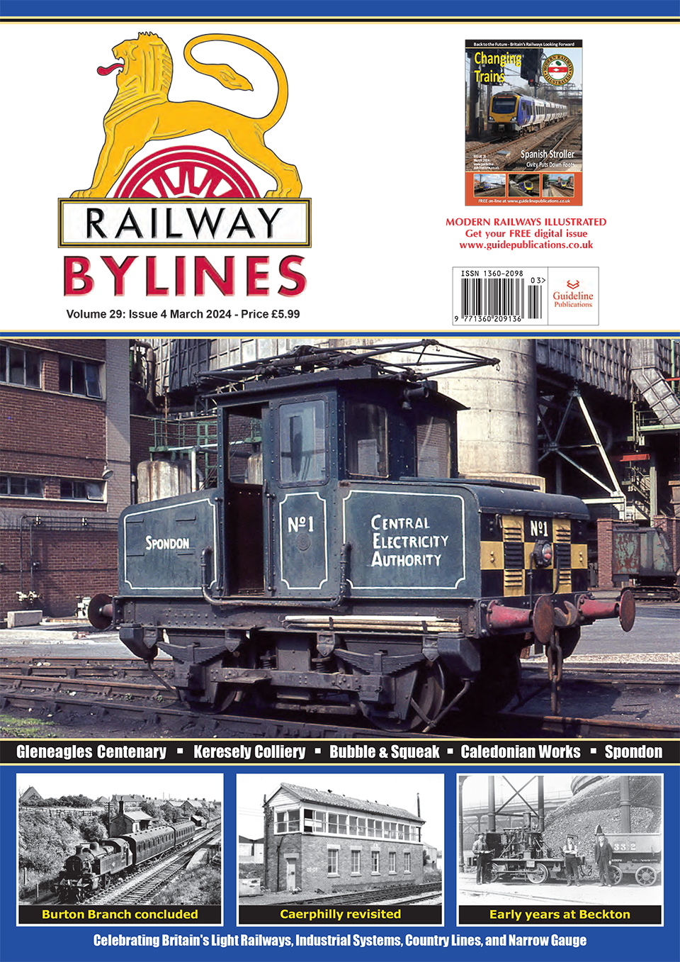 Guideline Publications Ltd Railway Bylines  vol 29 - issue 04 March 24 