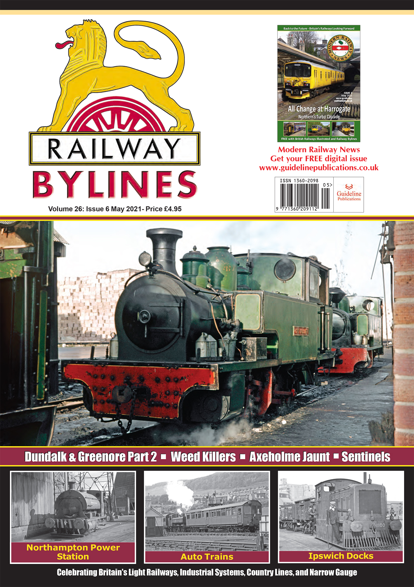 Guideline Publications Ltd Railway Bylines  vol 26 - issue 06 May  2021 