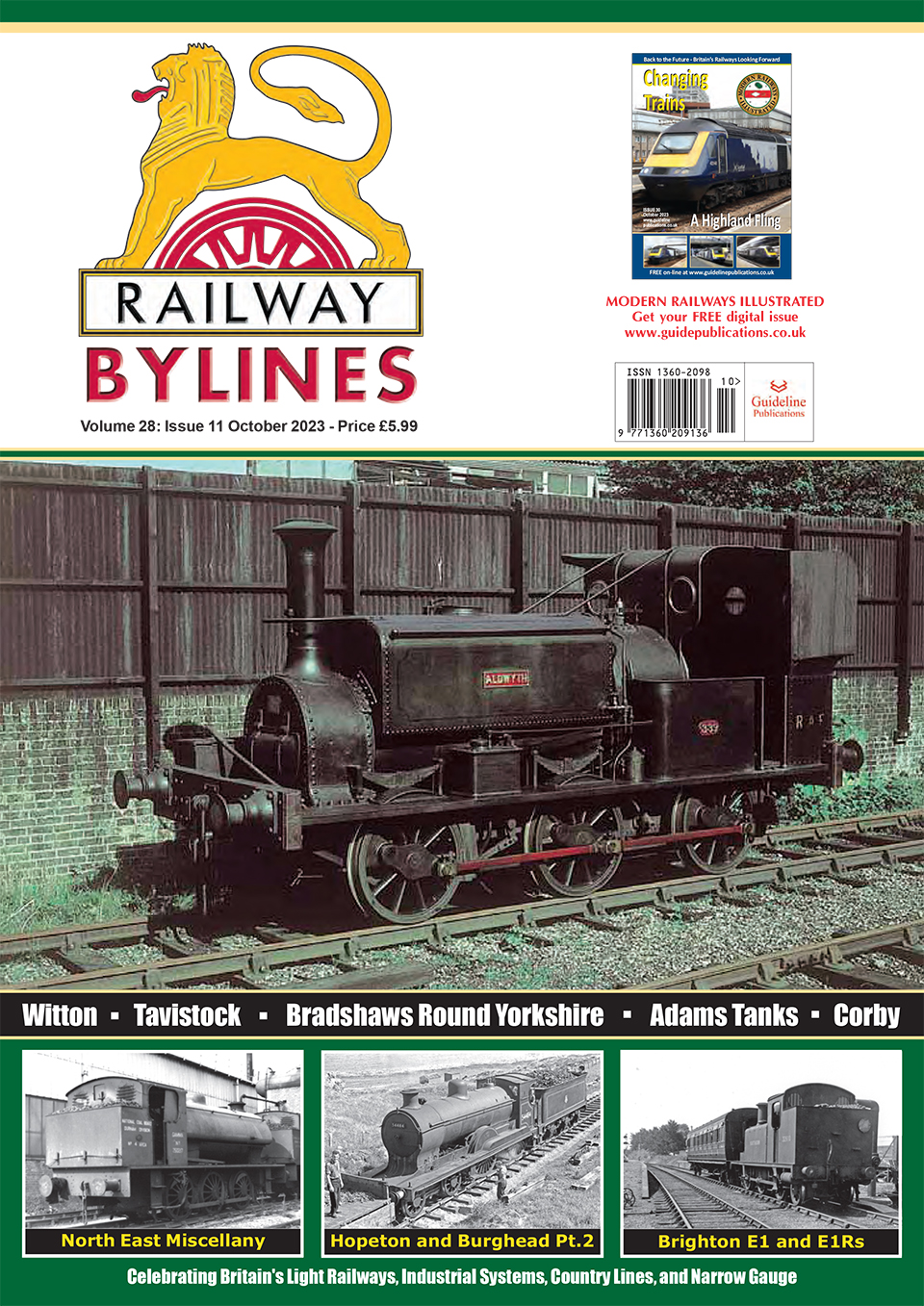 Guideline Publications Ltd Railway Bylines  vol 28 - issue 11 October 23 