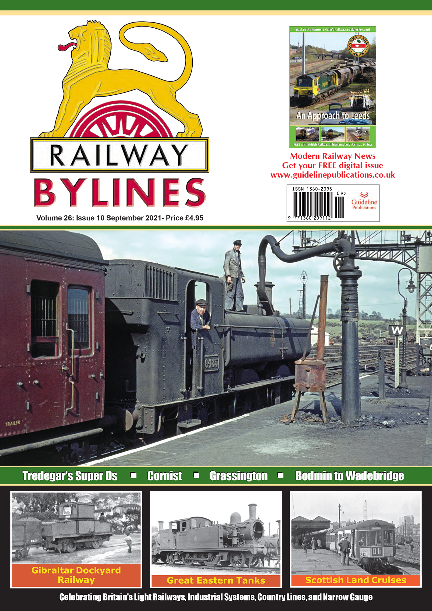 Guideline Publications Ltd Railway Bylines  vol 26 - issue 10 September 2021 