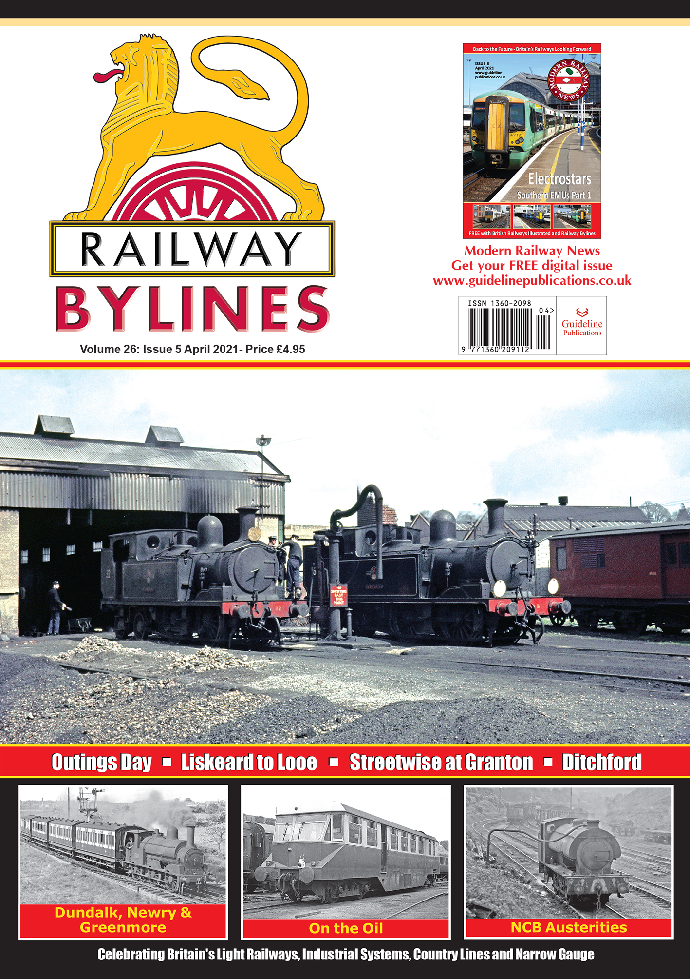 Guideline Publications Ltd Railway Bylines  vol 26 - issue 05 April  2021 