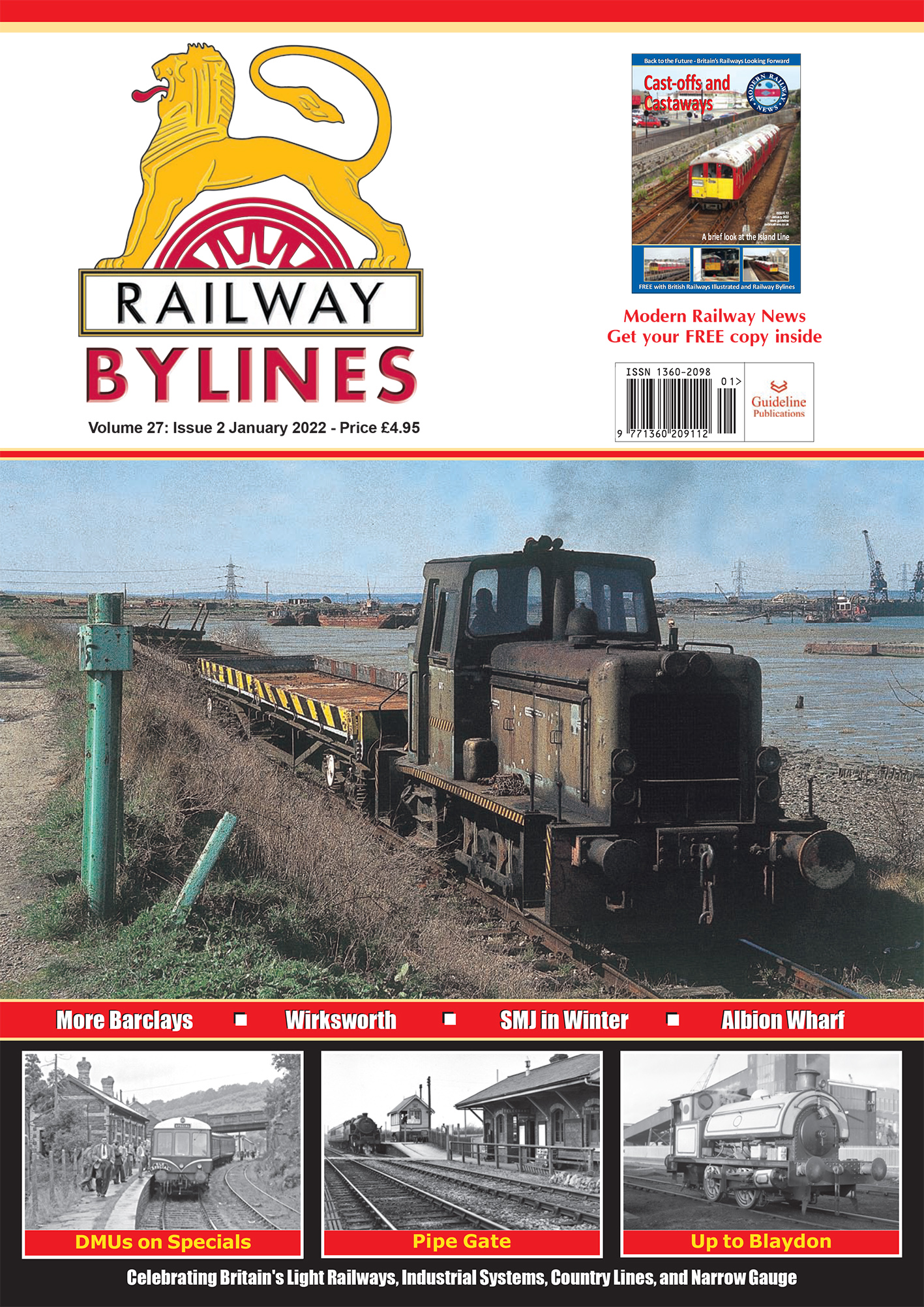 Guideline Publications Ltd Railway Bylines  vol 27 - issue 02 January 22 