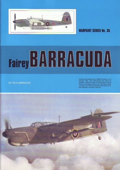 Guideline Publications Ltd No 35 Fairey Barracuda 