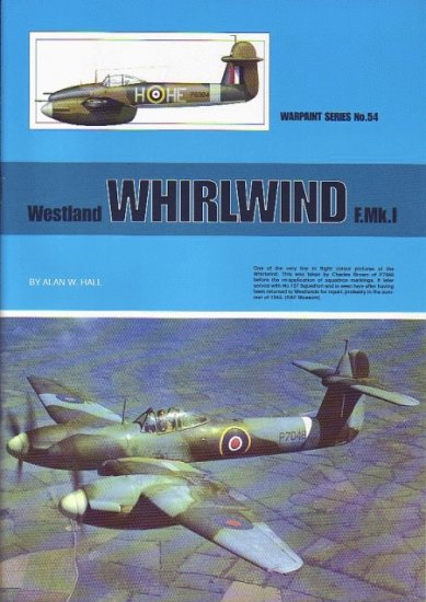 Guideline Publications Ltd No 54 Westland Whirlwind F.Mk.I 